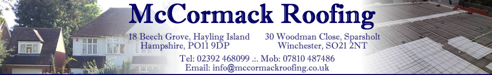 McCormack Roofing Haylign Island Winchester